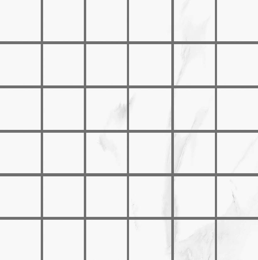Мозаика Aparici Bella Bianco Nat Mosaic 5X5, цвет белый, поверхность матовая, квадрат, 298x298
