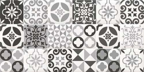 Декоративные элементы Dual Gres Feel Decor Cairns Black, цвет чёрно-белый, поверхность матовая, прямоугольник, 300x600