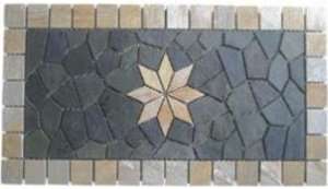 Мозаика NS Mosaic Paving FK-901, цвет разноцветный, поверхность матовая, прямоугольник, 500x1000
