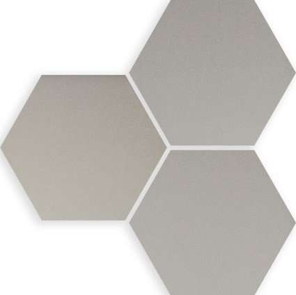 Керамогранит Wow Six Hexa Grey 122450, цвет серый, поверхность матовая, шестиугольник, 140x160