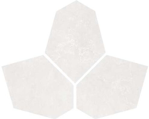 Декоративные элементы Colli Abaco Esagona Irregolare White 4621, цвет белый, поверхность матовая, прямоугольник, 280x350