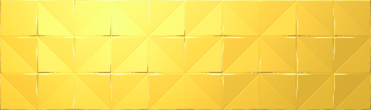 Декоративные элементы Aparici Glimpse Gold Box, цвет жёлтый, поверхность матовая, прямоугольник, 298x996
