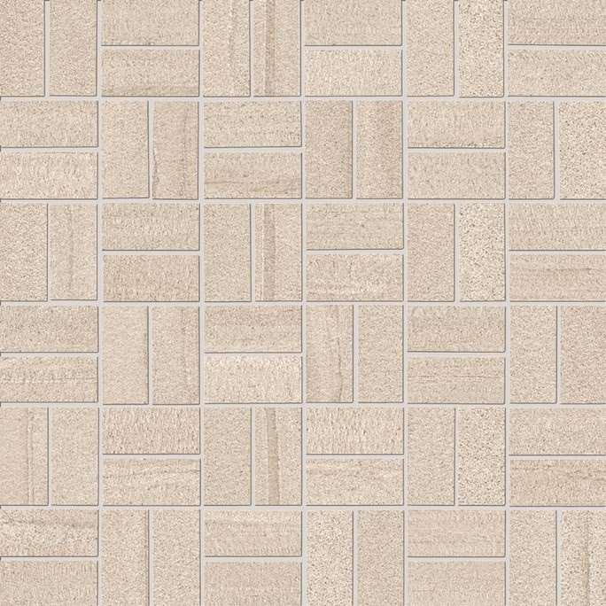 Мозаика Provenza Evo-Q Mosaico Domino Sand E3WC, цвет бежевый, поверхность матовая, квадрат, 300x300