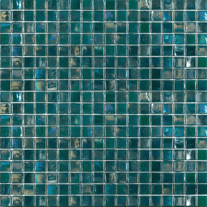 Мозаика Art & Natura Classic Fernanda 4, цвет бирюзовый, поверхность глянцевая, квадрат, 295x295