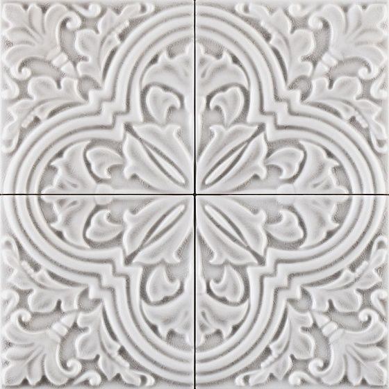 Керамическая плитка Grazia Formelle Algarve Argento ALGA5, цвет серый, поверхность глянцевая, квадрат, 130x130