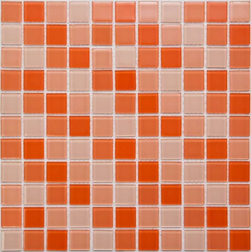 Мозаика NS Mosaic S-462, цвет розовый, поверхность глянцевая, квадрат, 300x300