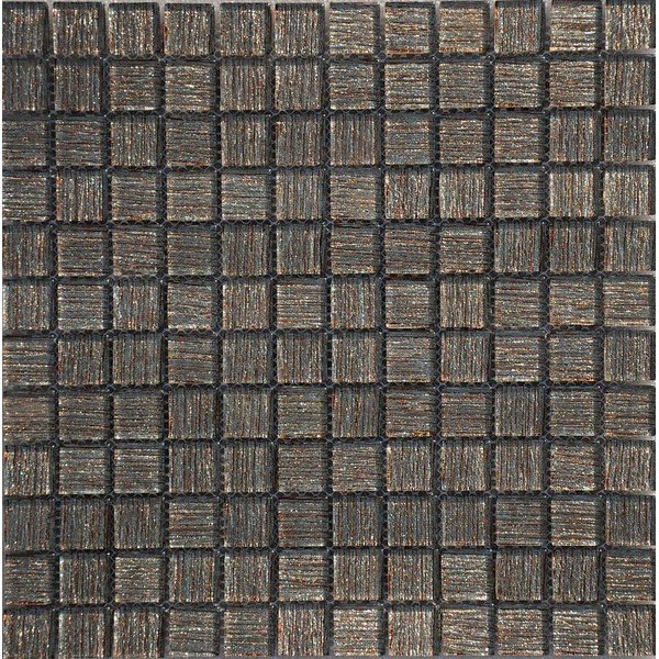 Мозаика Caramelle Mosaic Silk Way Carbon (Стекло), цвет коричневый, поверхность глянцевая, квадрат, 298x298