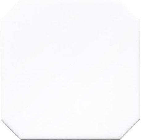 Керамическая плитка Adex ADST1028 Octogono Snow Cap, цвет белый, поверхность глянцевая, квадрат, 148x148