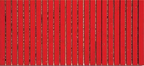 Мозаика Ker-av Brera Linea Selenio su rete KER-L502, цвет красный, поверхность глянцевая, прямоугольник, 138x300