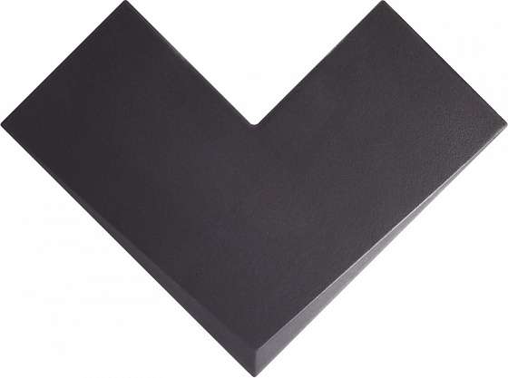 Керамическая плитка Wow Boho Elle Black Matt 118213, цвет чёрный тёмный, поверхность матовая, квадрат, 200x200