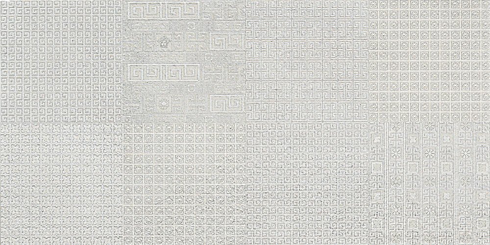 Декоративные элементы Versace Greek Formelle Bianco 261140, цвет белый, поверхность матовая, прямоугольник, 400x800