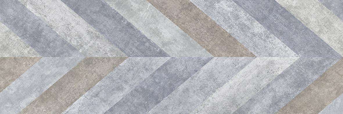 Керамическая плитка Laparet Allure Плитка настенная узор 60010, цвет серый, поверхность матовая, прямоугольник, 200x600