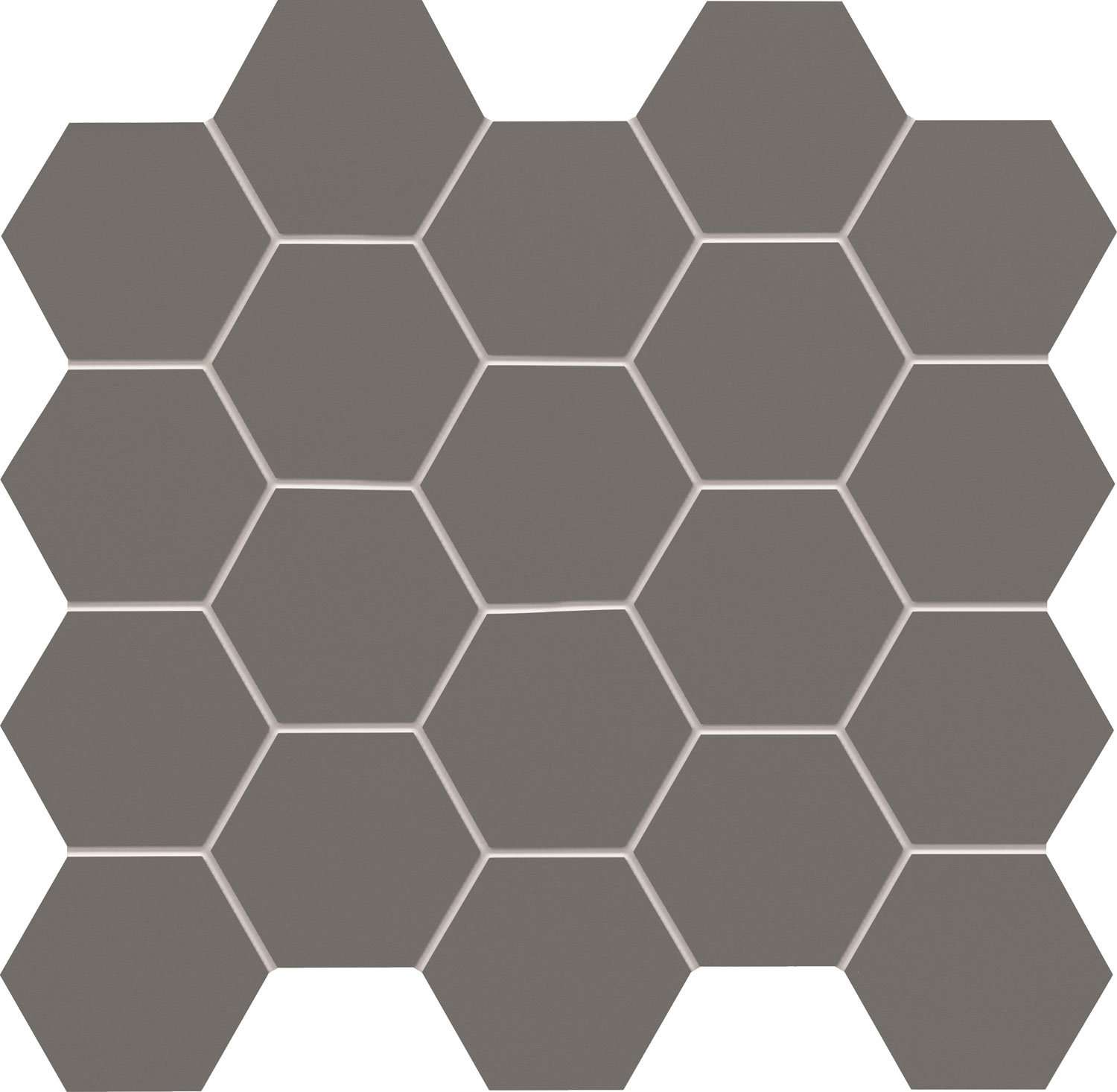 Мозаика Tubadzin MS-All in White-Grey, цвет серый, поверхность матовая, прямоугольник, 282x306