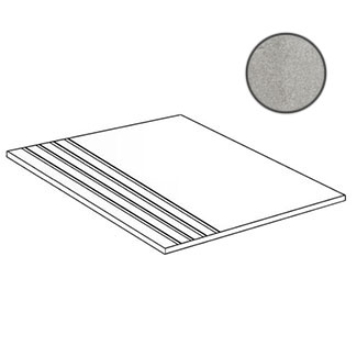 Ступени Terratinta Stonedesign Ash TTSD04GN, цвет серый, поверхность матовая, прямоугольник, 300x600