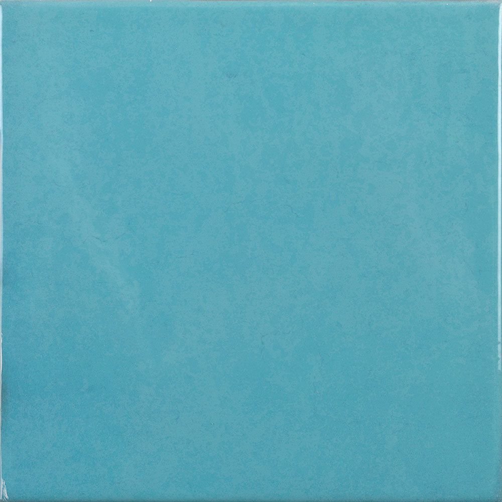 Керамическая плитка CAS Mediterraneo Aqua, цвет синий, поверхность глянцевая, квадрат, 200x200