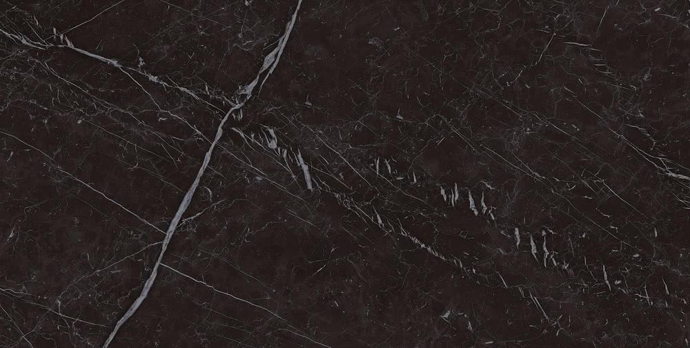 Широкоформатный керамогранит Atlas Concorde Italy Marvel Stone Nero Marquina Polished AJKW, цвет чёрный, поверхность полированная, прямоугольник, 1600x3200