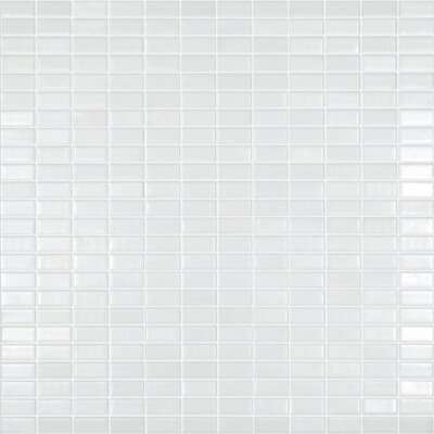 Мозаика Vidrepur Bijou White Satin, цвет белый, поверхность сатинированная, квадрат, 317x317