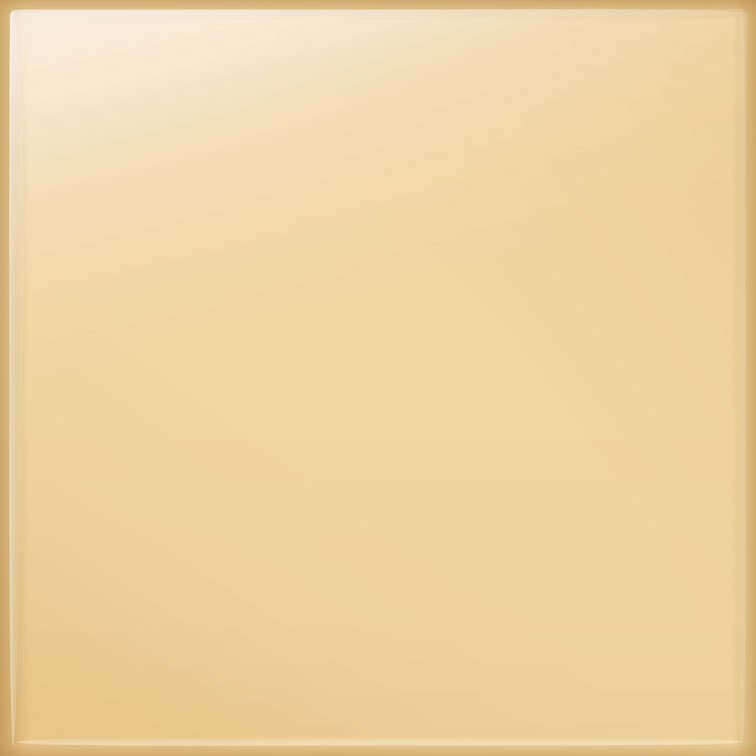 Керамическая плитка Tubadzin Pastel Waniliowy, цвет бежевый, поверхность глянцевая, квадрат, 200x200