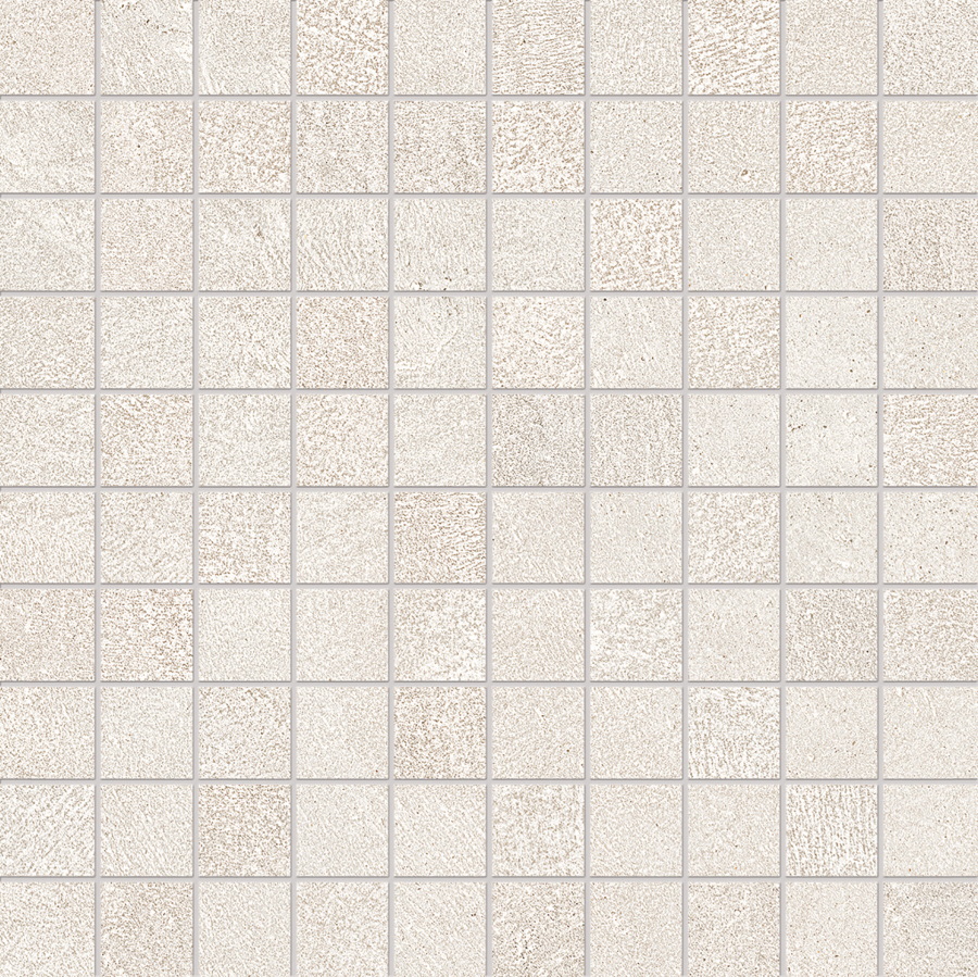 Мозаика Emilceramica (Acif) Sixty Mosaico 3X3 Talco Silk EKWM, цвет белый, поверхность матовая, квадрат, 300x300