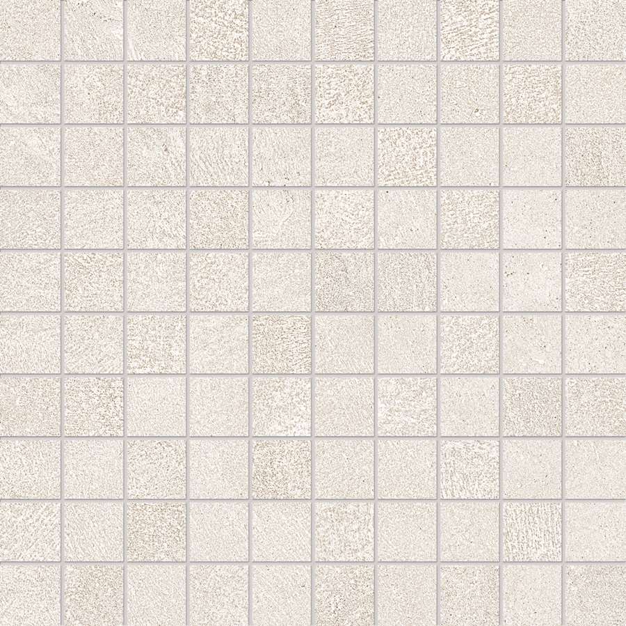 Мозаика Emilceramica (Acif) Sixty Mosaico 3X3 Talco Silk EKWM, цвет белый, поверхность матовая, квадрат, 300x300