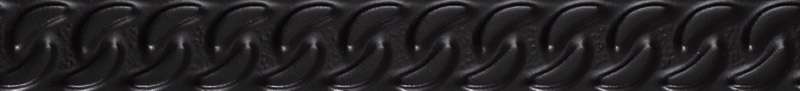 Бордюры Paradyz Fashion Spirit Black Listwa Struktura Mat., цвет чёрный, поверхность матовая, прямоугольник, 45x398