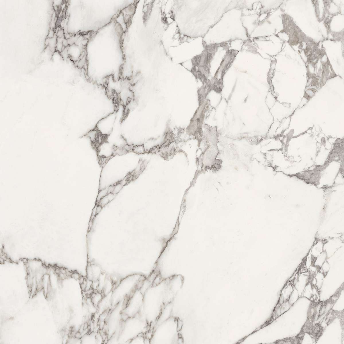 Керамогранит Piemme Majestic Pure Glorious Arabescato L/R 03922, цвет белый серый, поверхность полированная, квадрат, 1200x1200