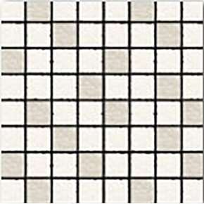 Мозаика Baldocer Mosaico Ozone Mix 2 Snow Pearl, цвет чёрно-белый, поверхность матовая, квадрат, 315x315