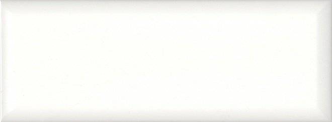 Керамическая плитка Kerama Marazzi Веджвуд белый грань 15037, цвет белый, поверхность матовая, кабанчик, 150x400