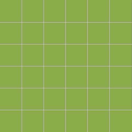 Мозаика Ce.Si Matt Kiwi Rete 5x5, цвет зелёный, поверхность матовая, квадрат, 300x300