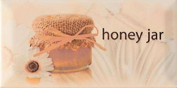 Декоративные элементы Monopole Breakfast Decor Honey, цвет бежевый, поверхность глянцевая, кабанчик, 100x200