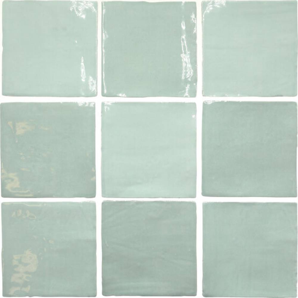Керамическая плитка APE Fado Acqua, цвет бирюзовый, поверхность глянцевая, квадрат, 130x130