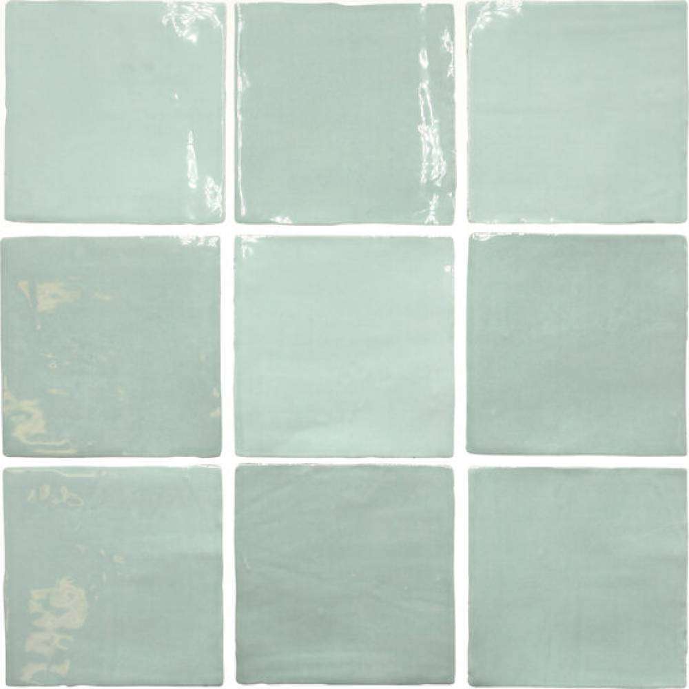 Керамическая плитка APE Fado Acqua, цвет бирюзовый, поверхность глянцевая, квадрат, 130x130