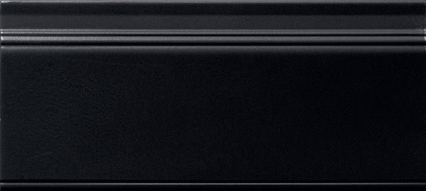 Бордюры Roberto Cavalli Diva Alzata Nero 553642, цвет чёрный, поверхность матовая, прямоугольник, 150x320