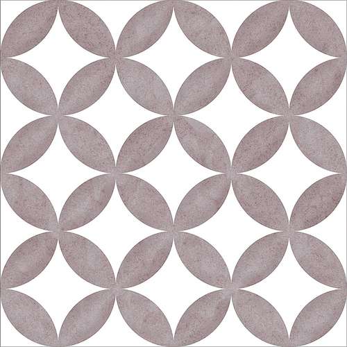 Керамическая плитка Mayolica District Circles Silver Grey, цвет серый, поверхность матовая, квадрат, 200x200
