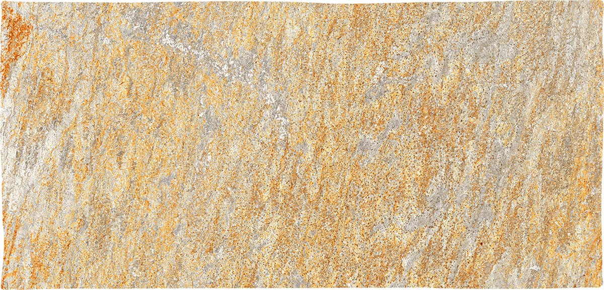 Керамогранит Keradom Nativa Mix, цвет серый бежевый жёлтый, поверхность структурированная, прямоугольник, 125x250