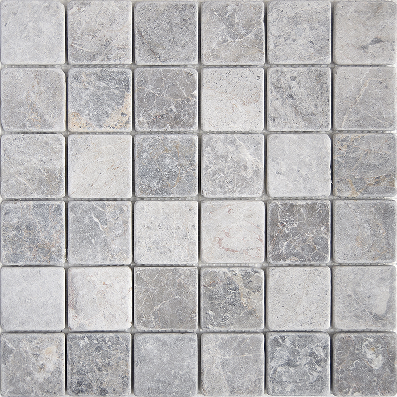 Мозаика Starmosaic Wild Stone VLg Tumbled, цвет серый, поверхность матовая, квадрат, 300x300