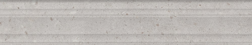 Бордюры Kerama Marazzi Риккарди бордюр серый светлый матовый структура BLF010R, цвет серый, поверхность матовая структурированная, прямоугольник, 73x400