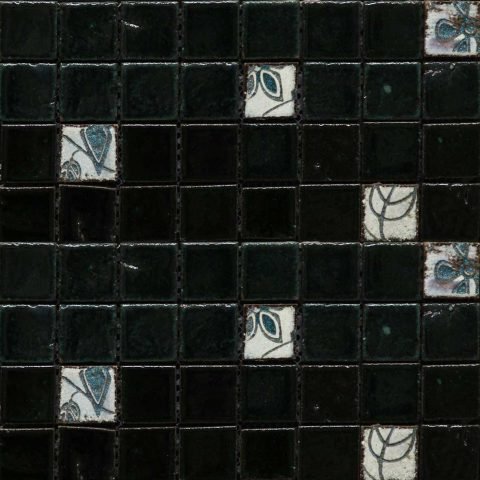 Мозаика Gaudi Vint-16(3), цвет чёрно-белый, поверхность глазурованная, квадрат, 280x280