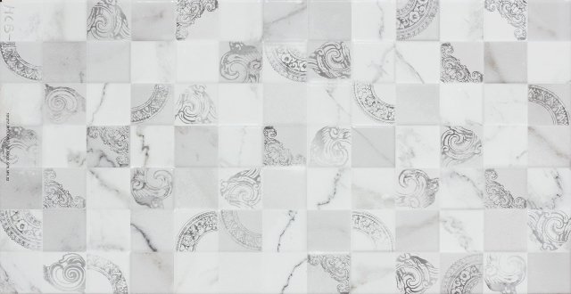 Мозаика Saloni Corinto Mosaico Blanco, цвет белый, поверхность глянцевая, прямоугольник, 310x600