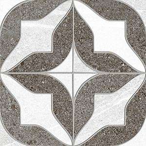 Декоративные элементы Vives Seine Morland-R Gris, цвет серый, поверхность матовая, квадрат, 150x150