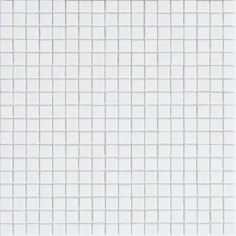 Мозаика Alma Mosaic Opaco N017, цвет белый, поверхность глянцевая, квадрат, 295x295