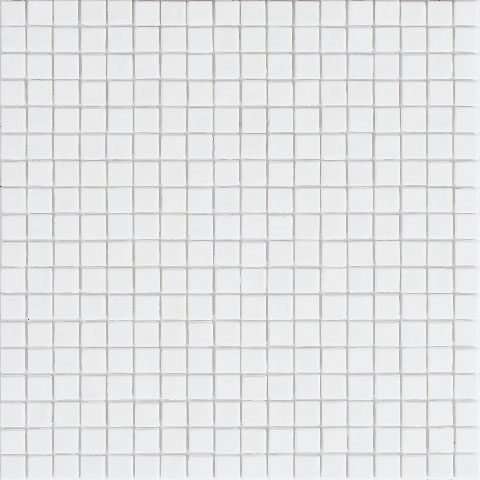 Мозаика Alma Mosaic Opaco N017, цвет белый, поверхность глянцевая, квадрат, 295x295