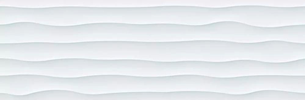 Керамическая плитка Azteca Infiniti Zen, цвет белый, поверхность матовая структурированная, прямоугольник, 200x600