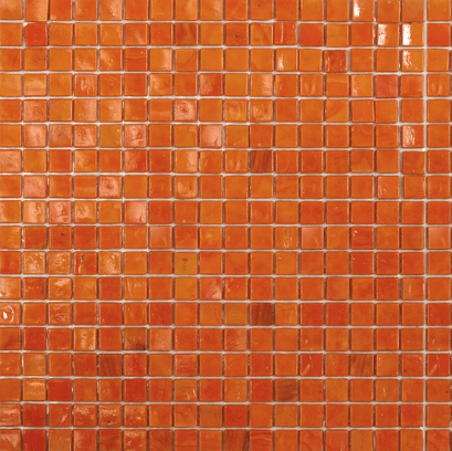 Мозаика Art & Natura Classic Samantha 3, цвет оранжевый, поверхность глянцевая, квадрат, 295x295
