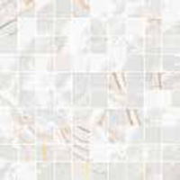 Мозаика Brennero Jewel Mosaicо Nebulosa Mix White, цвет белый, поверхность лаппатированная, квадрат, 300x300