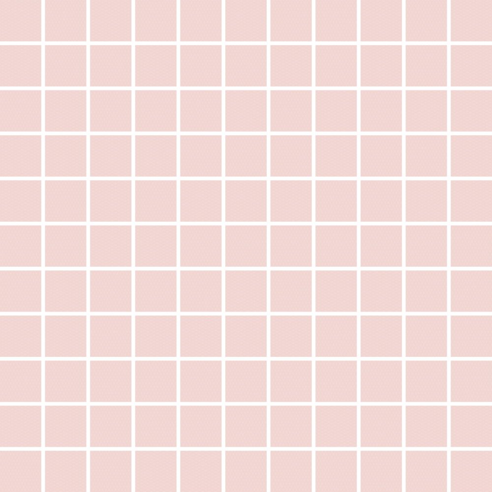 Мозаика Meissen Trendy TY2O071, цвет розовый, поверхность матовая, квадрат, 300x300