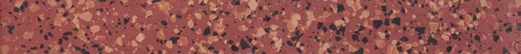 Бордюры Petracers Carnevale Veneziano Battiscopa Rosso, цвет коричневый, поверхность матовая, квадрат, 80x800