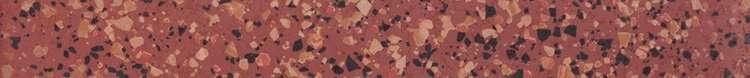 Бордюры Petracers Carnevale Veneziano Battiscopa Rosso, цвет коричневый, поверхность матовая, квадрат, 80x800