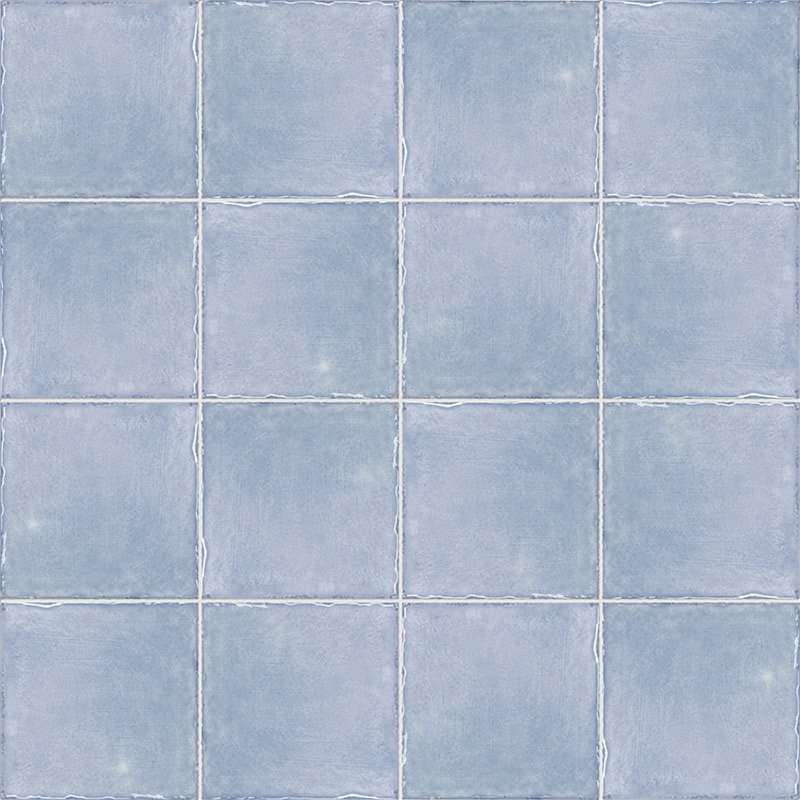 Керамическая плитка Mainzu Antic Lavanda, цвет голубой, поверхность глянцевая, квадрат, 150x150