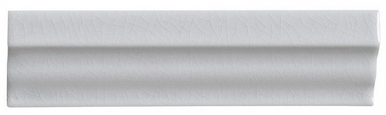 Бордюры Adex ADMO5462 Cornisa Clasica C/C Cadet Gray, цвет серый, поверхность глянцевая, прямоугольник, 35x150
